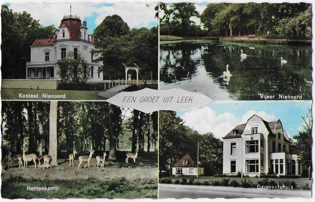 Leek Oude ongelopen Ansichtkaart ( B3119 ), Ophalen of Verzenden, 1920 tot 1940, Ongelopen