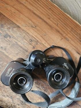 Vintage Hutschke Rathenow Genira 8x30 Verrekijker DDR German, Gebruikt, Nachtkijker, 8 tot 12x, Porro (met knik)