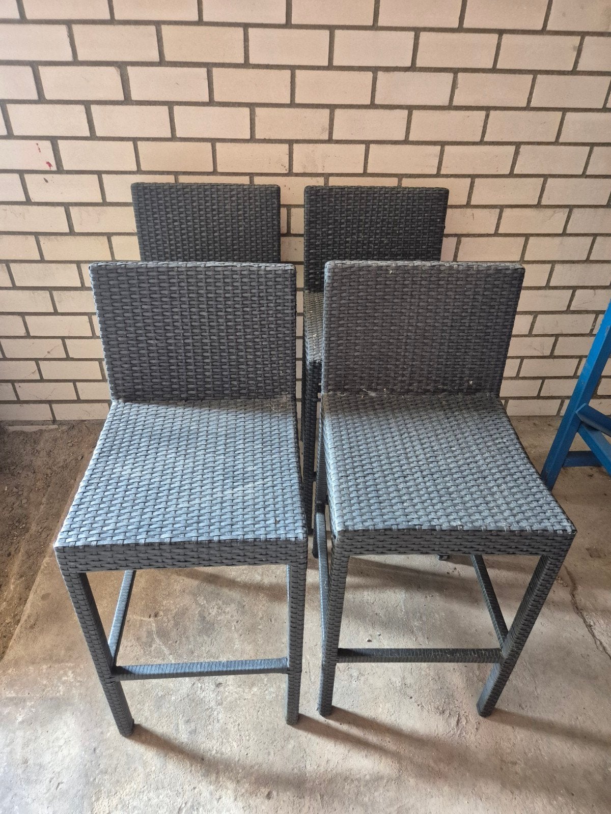 Set van 4 Homint Horeca Barstoelen - Gebruikt, Huis en Inrichting, ., 60 tot 90 cm, Ophalen of Verzenden, .