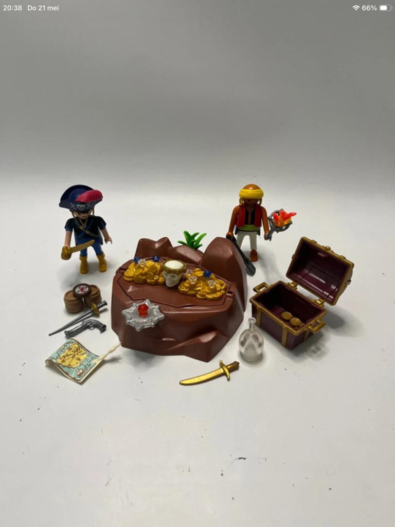 Playmobil Piraten Schateiland met Figuren en Accessoires, Ophalen of Verzenden, Gebruikt