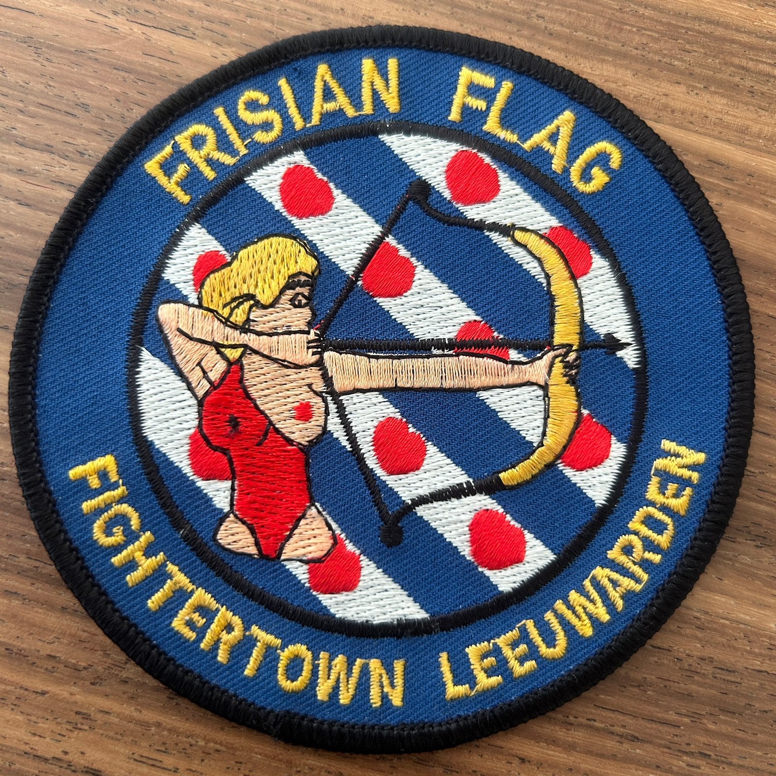 Rnlaf 323 squadron Frisian Flag, Verzamelen, Ophalen of Verzenden, Luchtmacht, Nederland, Embleem of Badge