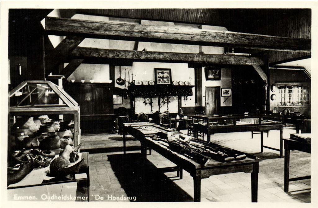 Emmen. Oudheidskamer De Hondsrug - ongelopen, Ophalen of Verzenden, Voor 1920, Ongelopen, Drenthe