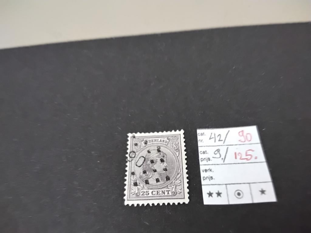 Betere Puntstempels KW III én Wilhelmina Hangend Haar, Postzegels en Munten, Verzenden