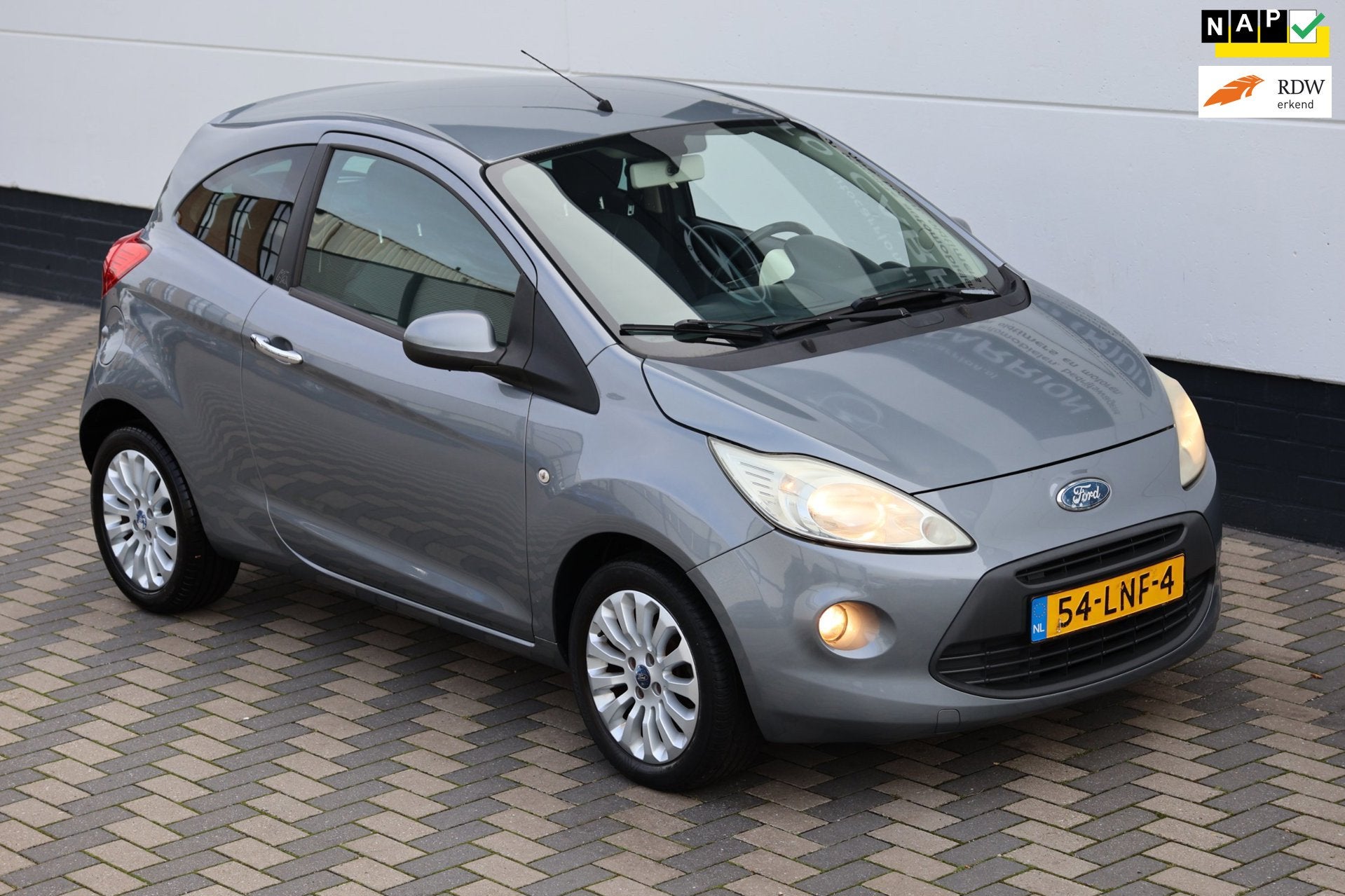 Ford Ka 1.2 Titanium X 1ste Eigenaar Airco Elek-Ramen NAP !, Auto's, Voorwielaandrijving, Stof, Gebruikt, 4 cilinders