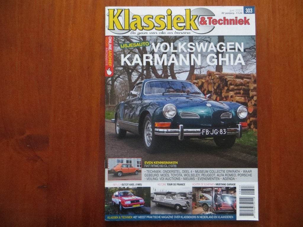 Klassiek & Techniek 303 Oltcit Axel 1985, VW Karmann Ghia, Ophalen of Verzenden, Nieuw, Volkswagen
