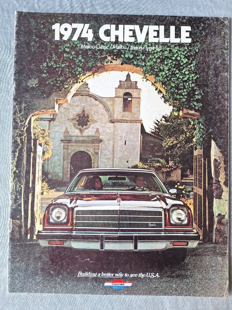 Brochure CHEVROLET CHEVELLE - 1974 USA, Verzenden, Gelezen, Chevrolet