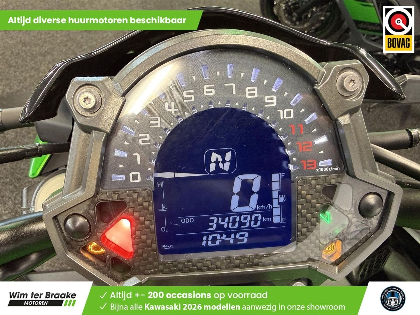 Kawasaki Z 900 ABS (bj 2019) 34,090 km, 4 cilinders, Motorrijbewijs A, 948 cc, Bedrijf