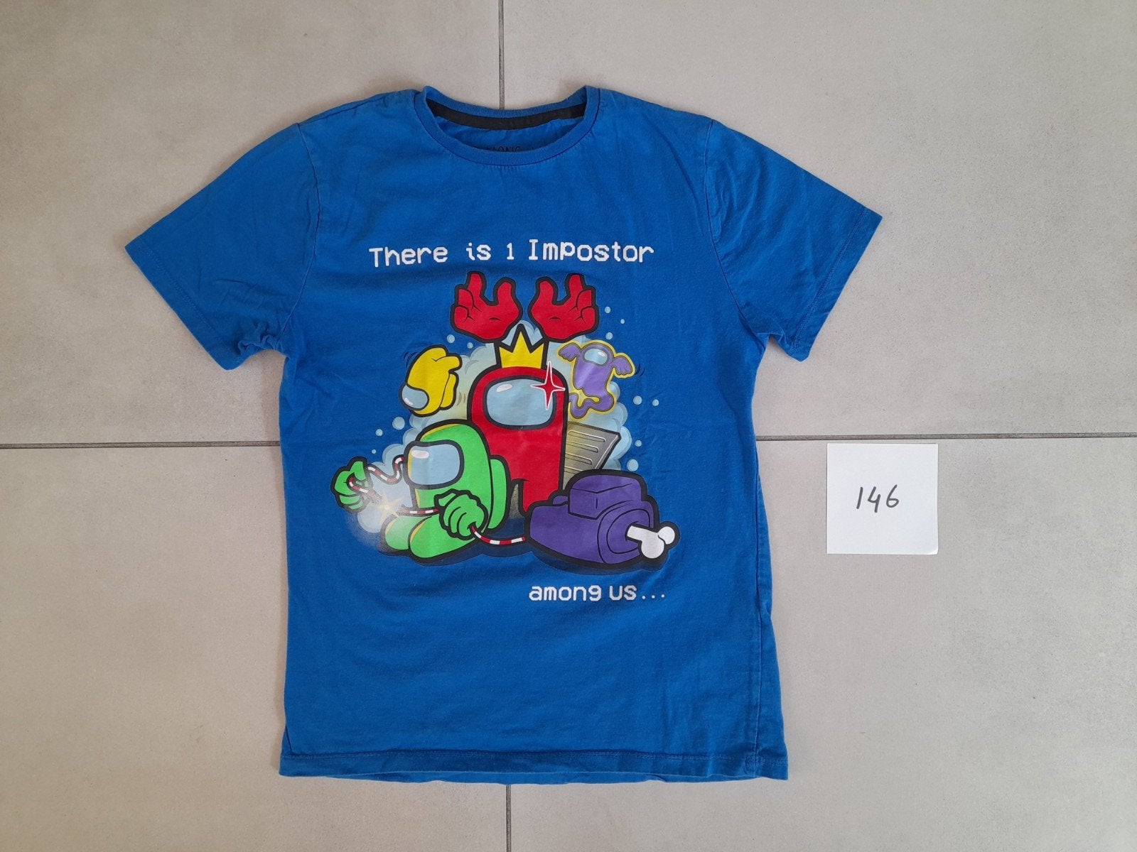 Impostor among us shirt. Maat 146., Ophalen of Verzenden, Gebruikt, Jongen, Shirt of Longsleeve