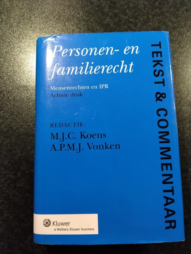 Personen en Familierecht, Verzenden, Zo goed als nieuw, Sociale wetenschap