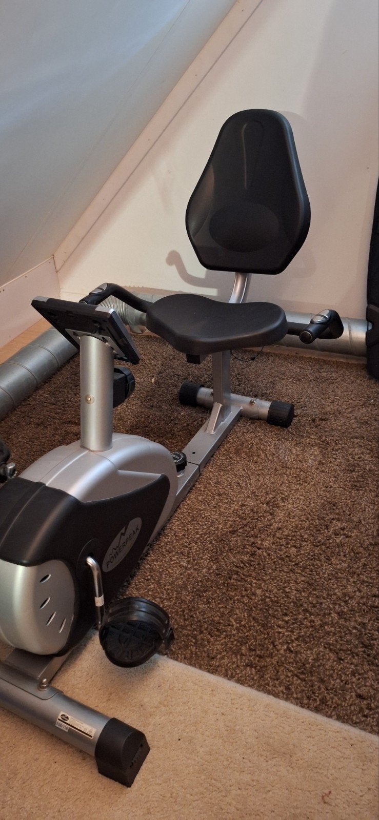 Powerpeak Ligfiets voor Thuis Fitness, Sport en Fitness, Ophalen, Gebruikt, Benen, Ligfiets