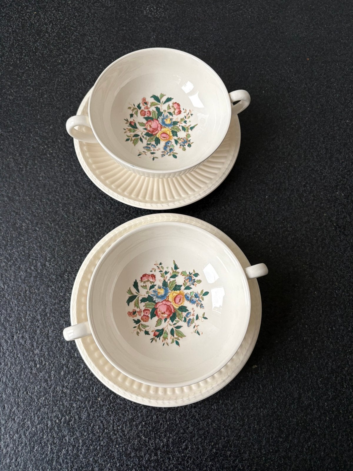 2 Wedgwood Conway soepkommen, Ophalen of Verzenden, Zo goed als nieuw, Wedgwood, Kom(men)