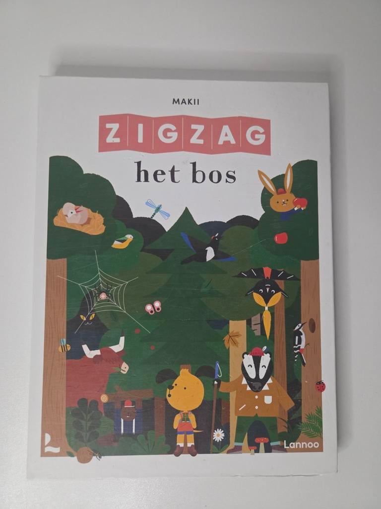 Zigzag het bos in | Makii | Kinderboek | Prentenboek |, Boeken, Ophalen of Verzenden, Gelezen, Jurrit de Bode, Prentenboek