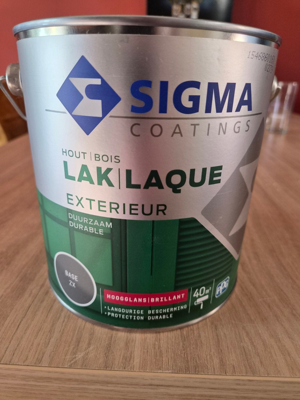 Sigma Lak Exterieur Hoogglans RAL 7021 Zwartgrijs 2.5L, Ophalen of Verzenden, Nieuw, Wit, Lak