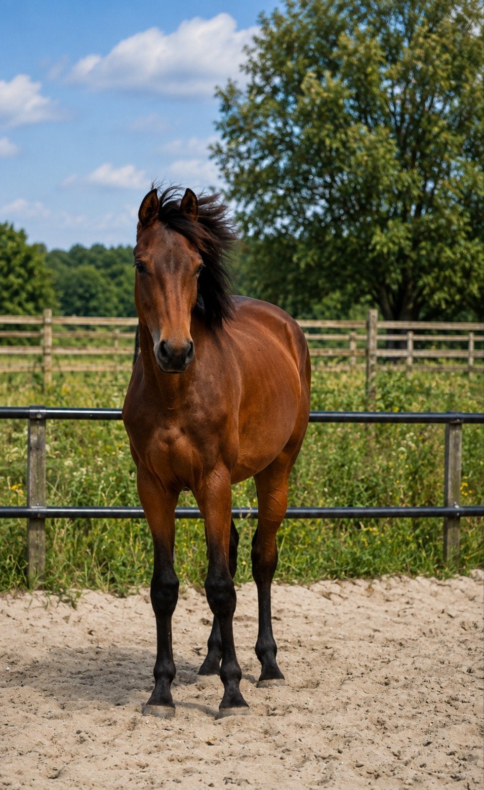 Prachtige 2,5 jarige One Million merrie te koop!, Dieren en Toebehoren, Paarden, Merrie, Met stamboom, Dressuurpaard, 0 tot 2 jaar