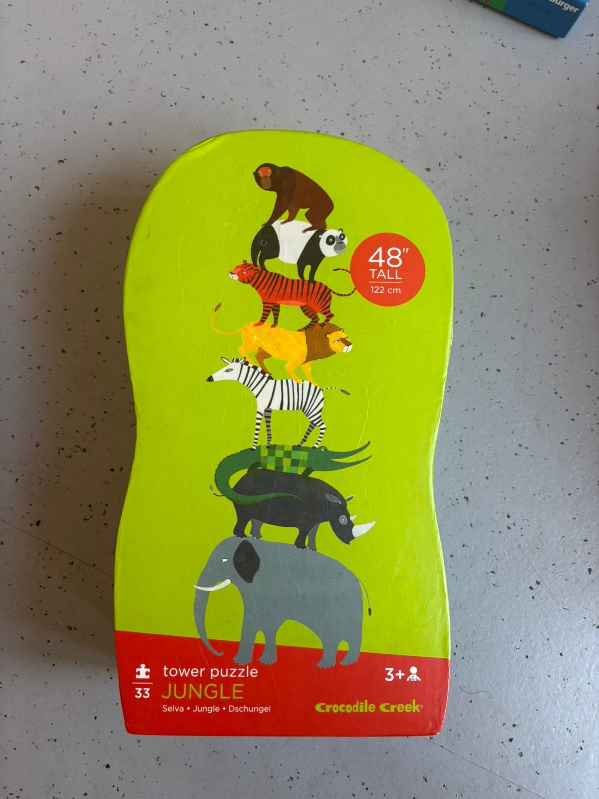 Crocodile creek jungle puzzel - 33 stukjes, Ophalen, Zo goed als nieuw, Overige onderwerpen
