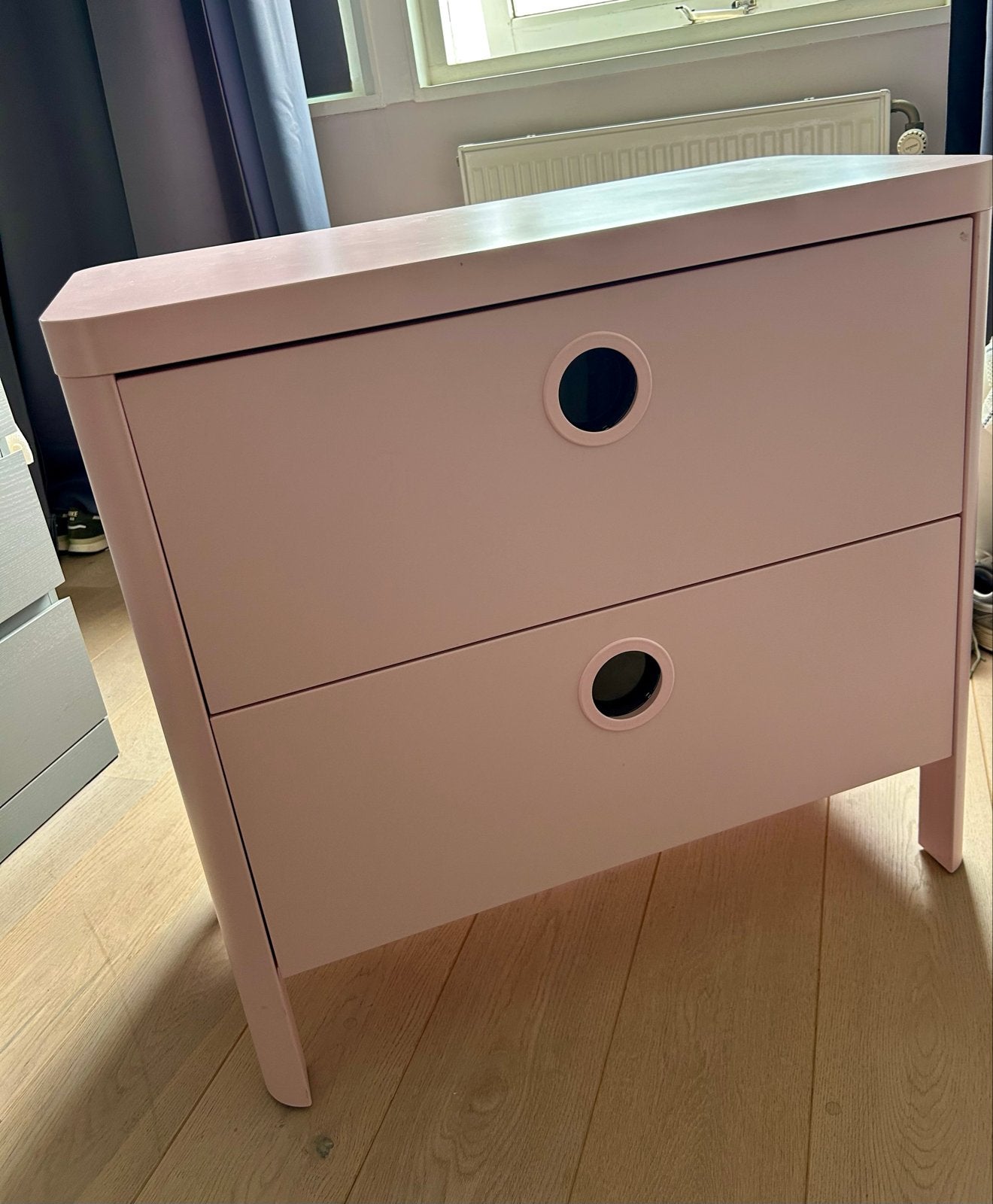 IKEA Busunge ladekast - Roze, Ophalen, Gebruikt, 1 of 2 laden, 50 tot 100 cm