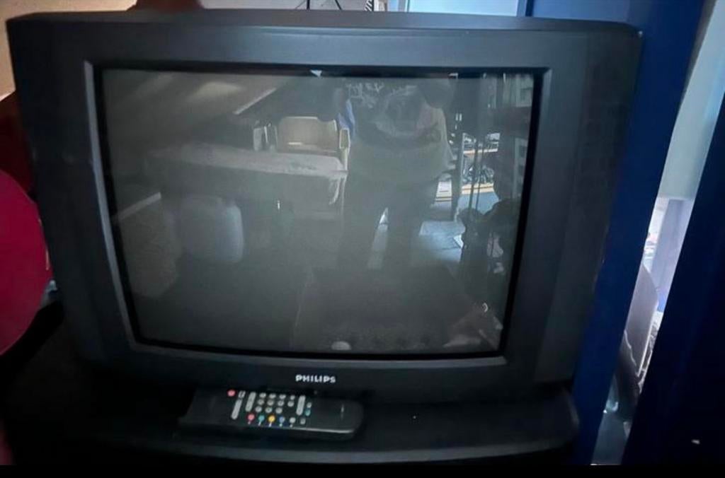 Philips CRT TV met afstandsbediening - Klassiek model, Ophalen of Verzenden, Gebruikt, 60 tot 80 cm, Philips