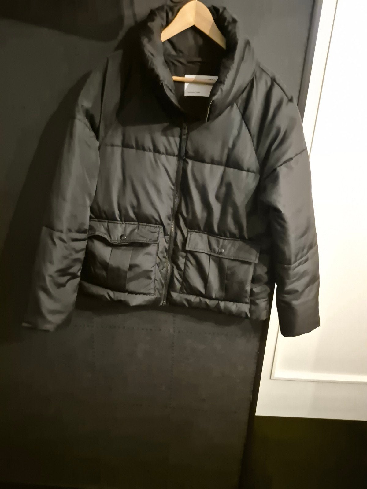 selected femme winterjas, Kleding | Dames, Jassen | Winter, Ophalen of Verzenden, Zo goed als nieuw, Zwart