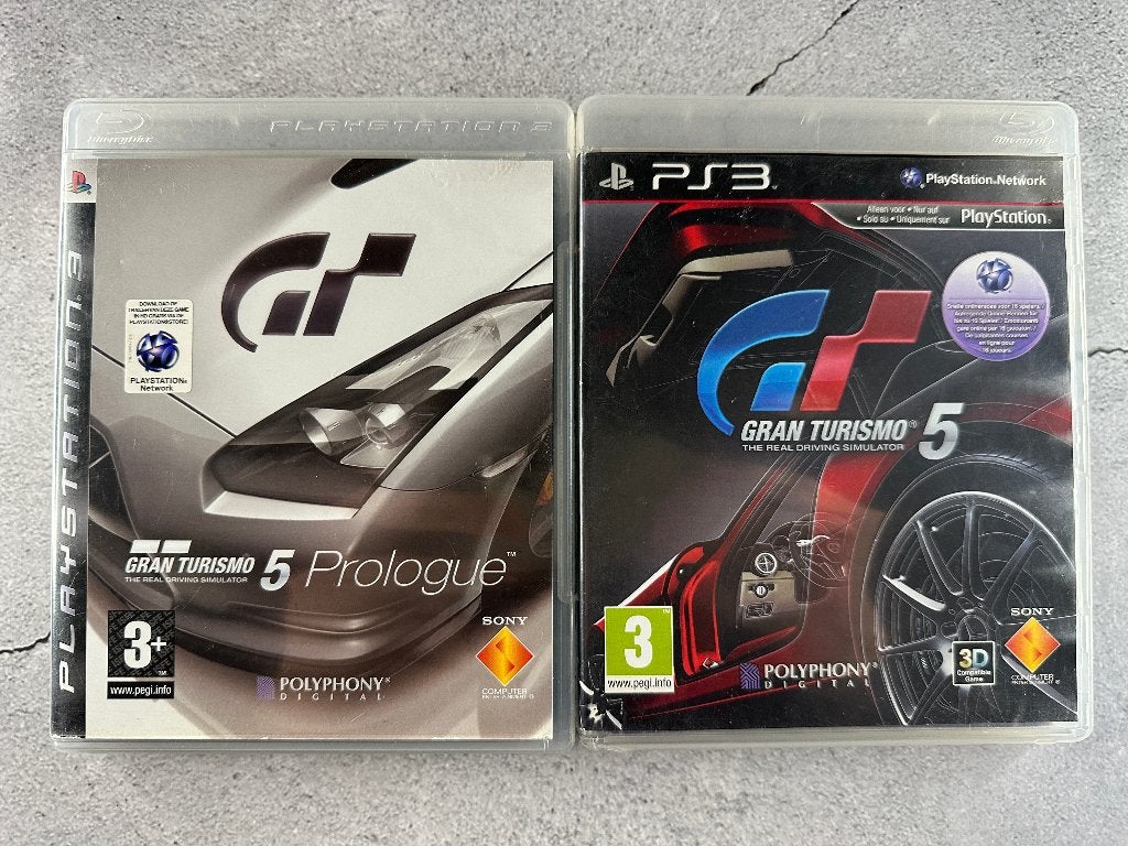 Gran Turismo 5 en 5 Prologue Playstation 3 - PS3, Spelcomputers en Games, Games | Sony PlayStation 3, Zo goed als nieuw, Racen en Vliegen