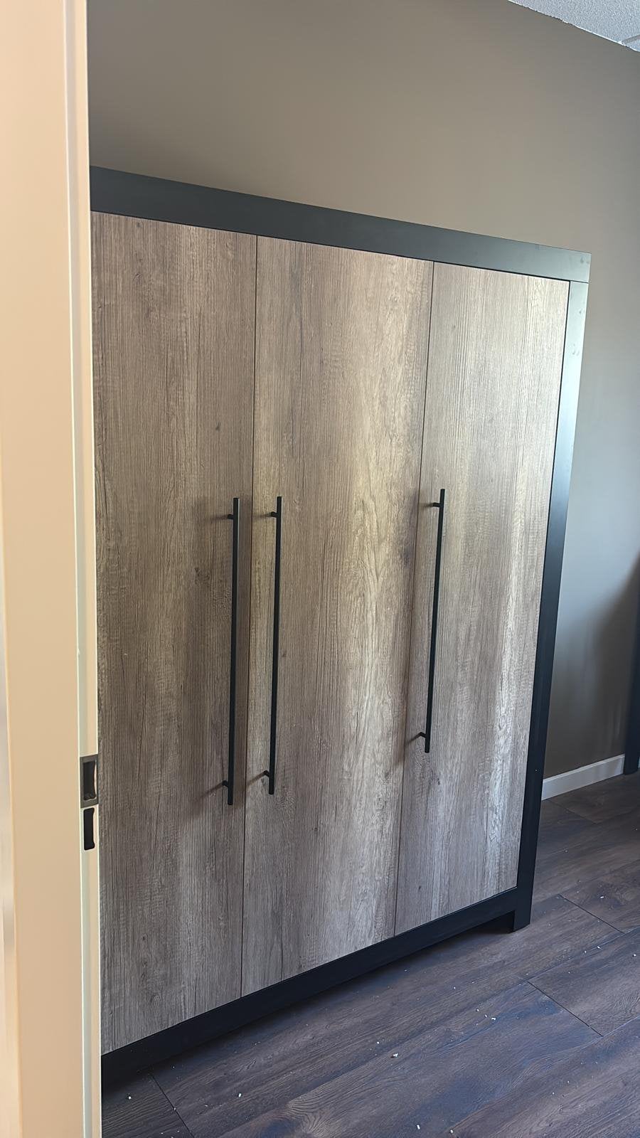 Euro baby vittoria zwart/oldwood, Ophalen, Kast, 50 tot 70 cm, Nieuw