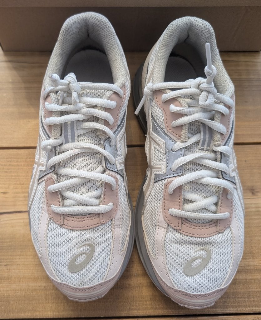 Asics Jog 100S Cream Feather Grey Sneakers Maat 37,5, Ophalen of Verzenden, Grijs, Sneakers of Gympen, Zo goed als nieuw