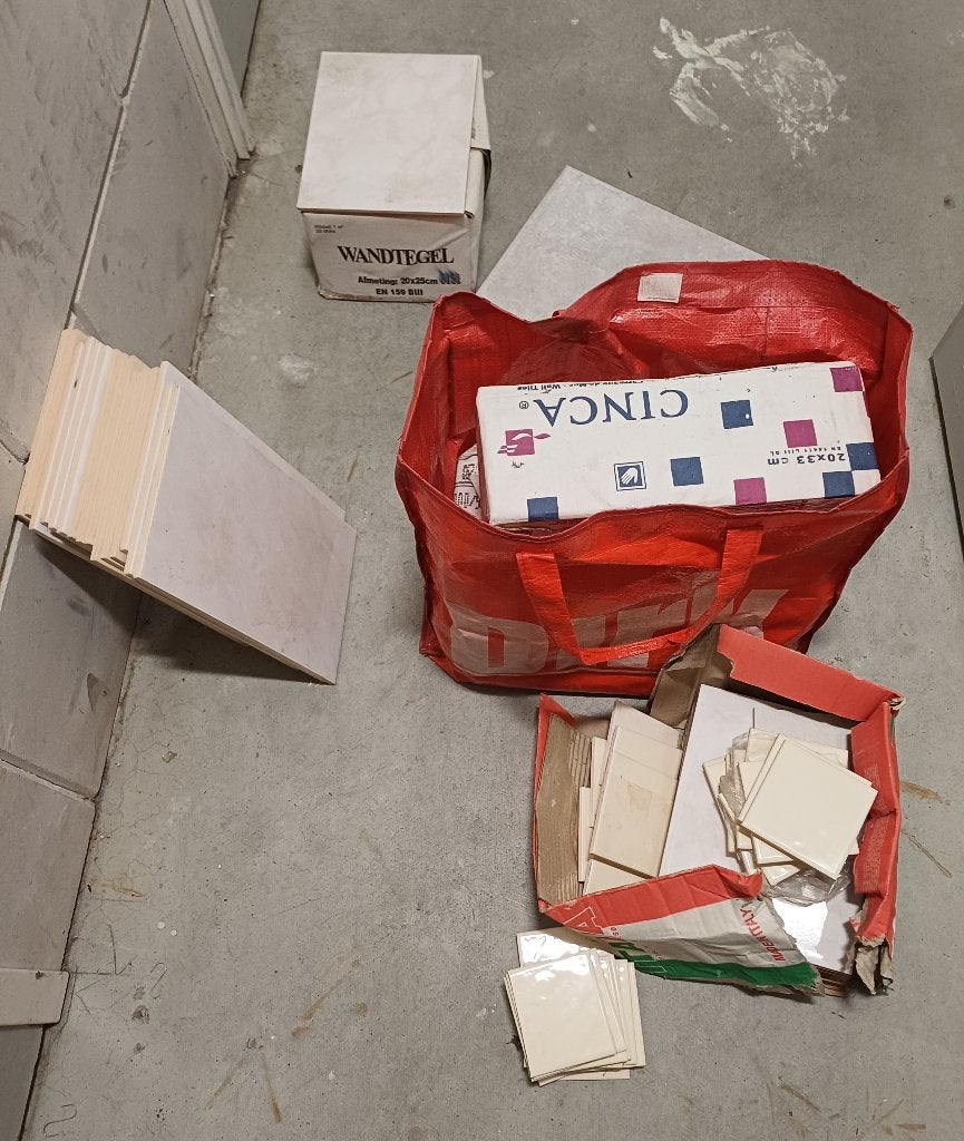 Tegels, Ophalen, Minder dan 20 cm, Zo goed als nieuw, 20 tot 40 cm