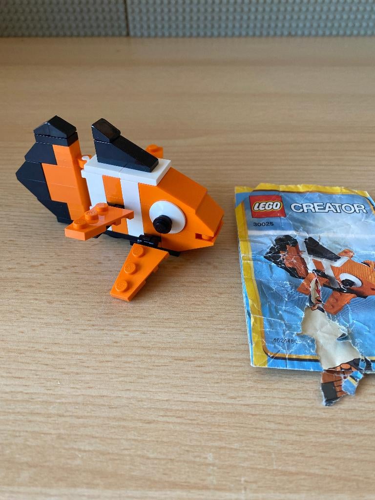 Lego 30025 Creator Vis, Gebruikt, Lego, Compleet, Ophalen of Verzenden