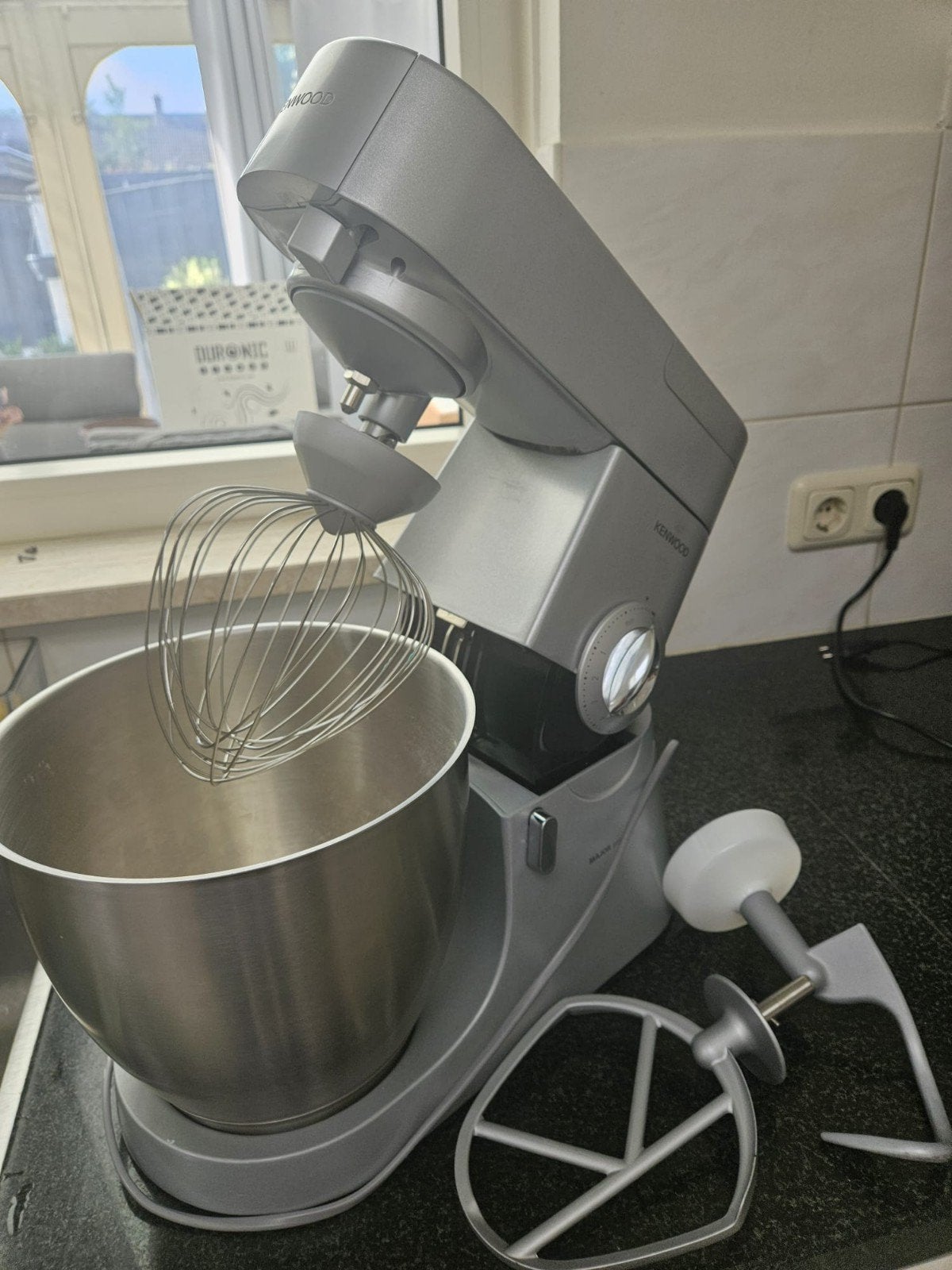 Kenwood keukenmachine, 4 liter of meer, Ophalen of Verzenden, Zo goed als nieuw, 3 snelheden of meer