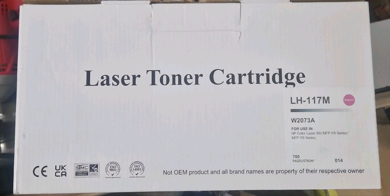 HP Laser Toner Cartridge HF287AU Zwart & LH-117M Magenta, Ophalen of Verzenden, Nieuw, Toner