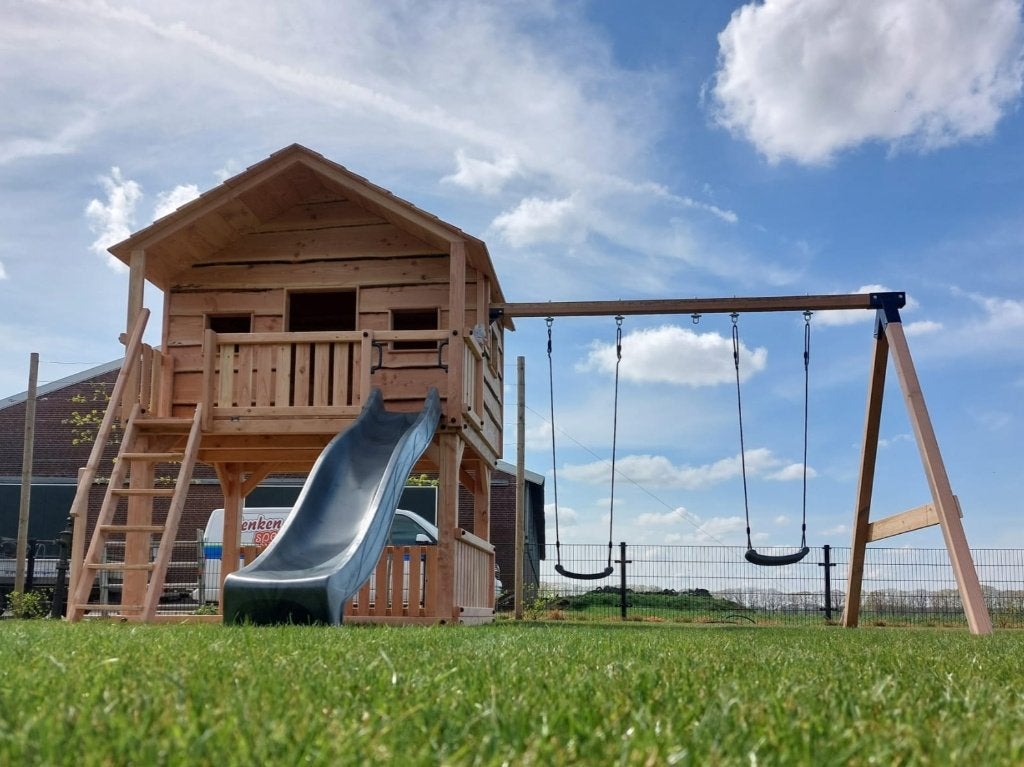 BOOMHUT HERENHUIS speeltoren speelhuis klimtoren, Ophalen, Nieuw, Schommel, Aanbouwonderdeel