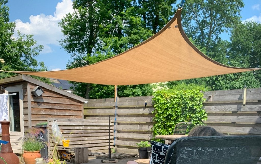 Nesling Coolfit Schaduwdoek / Tarp - 3,6 x 3,6 meter, Ophalen of Verzenden, Zo goed als nieuw
