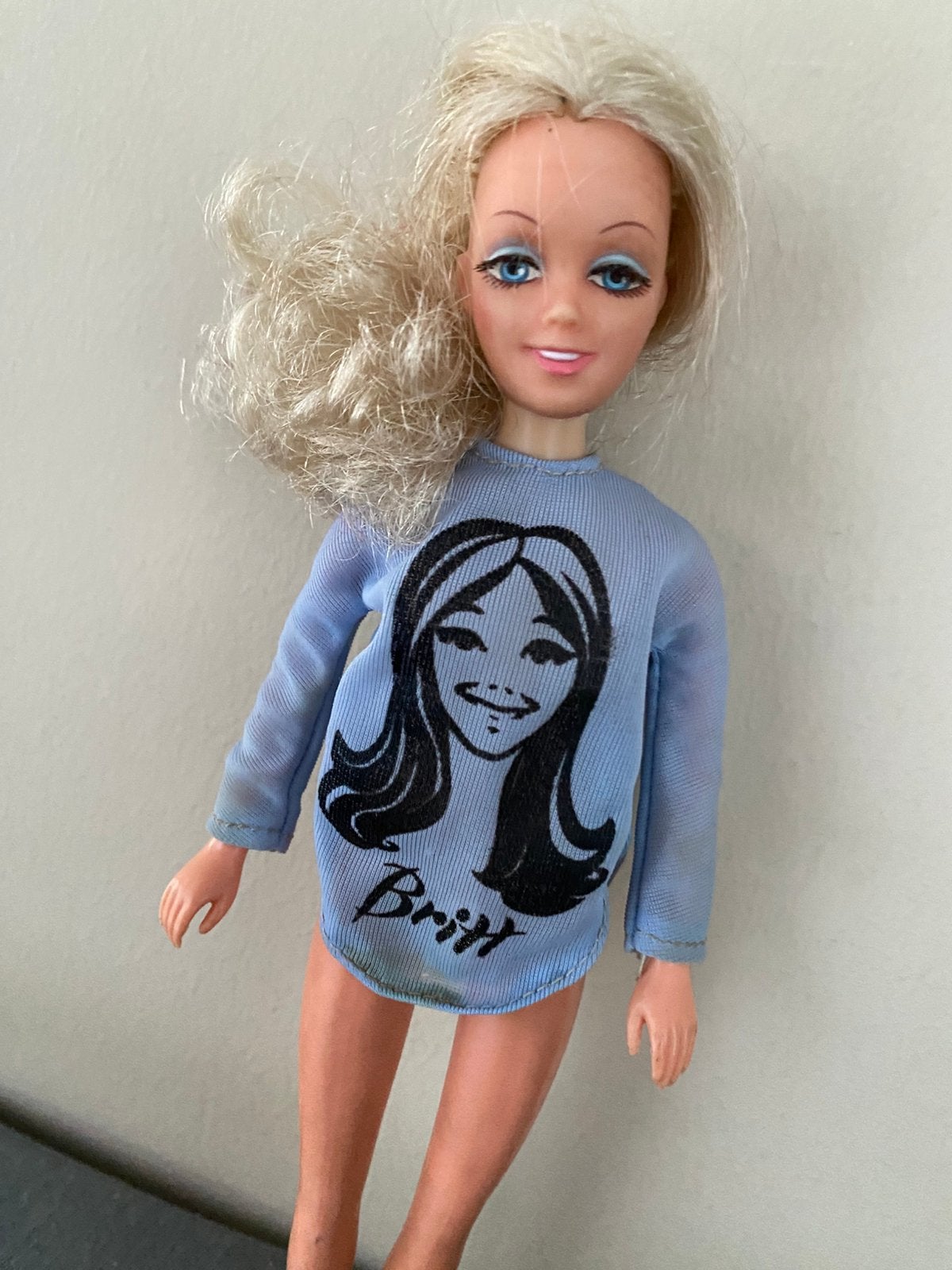 Vintage 70 s Disco Girls pop Britt Hasbro Matchbox no Barbie, Ophalen of Verzenden, Barbie