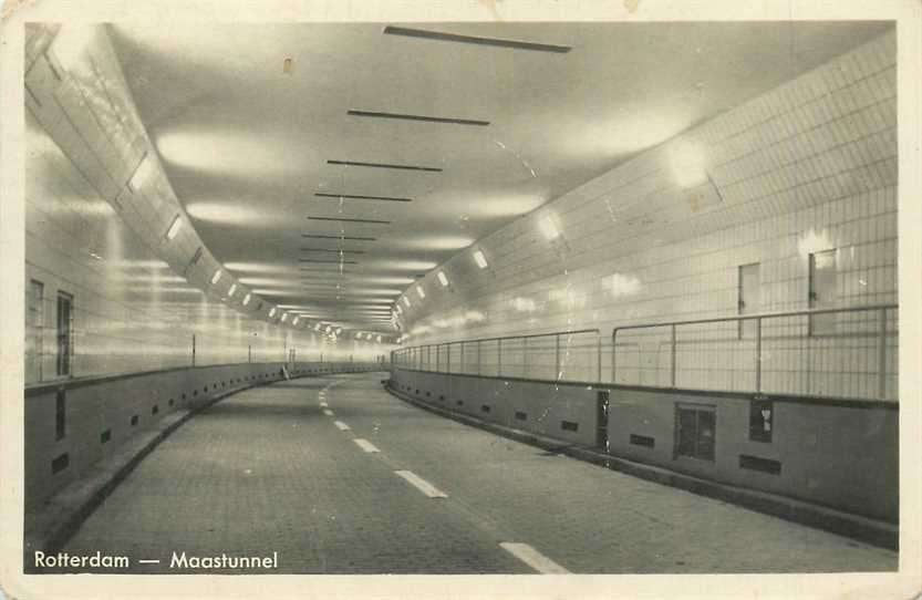 300-473-043 Rotterdam Maastunnel, Verzamelen, Verzenden, Voor 1920, Zuid-Holland