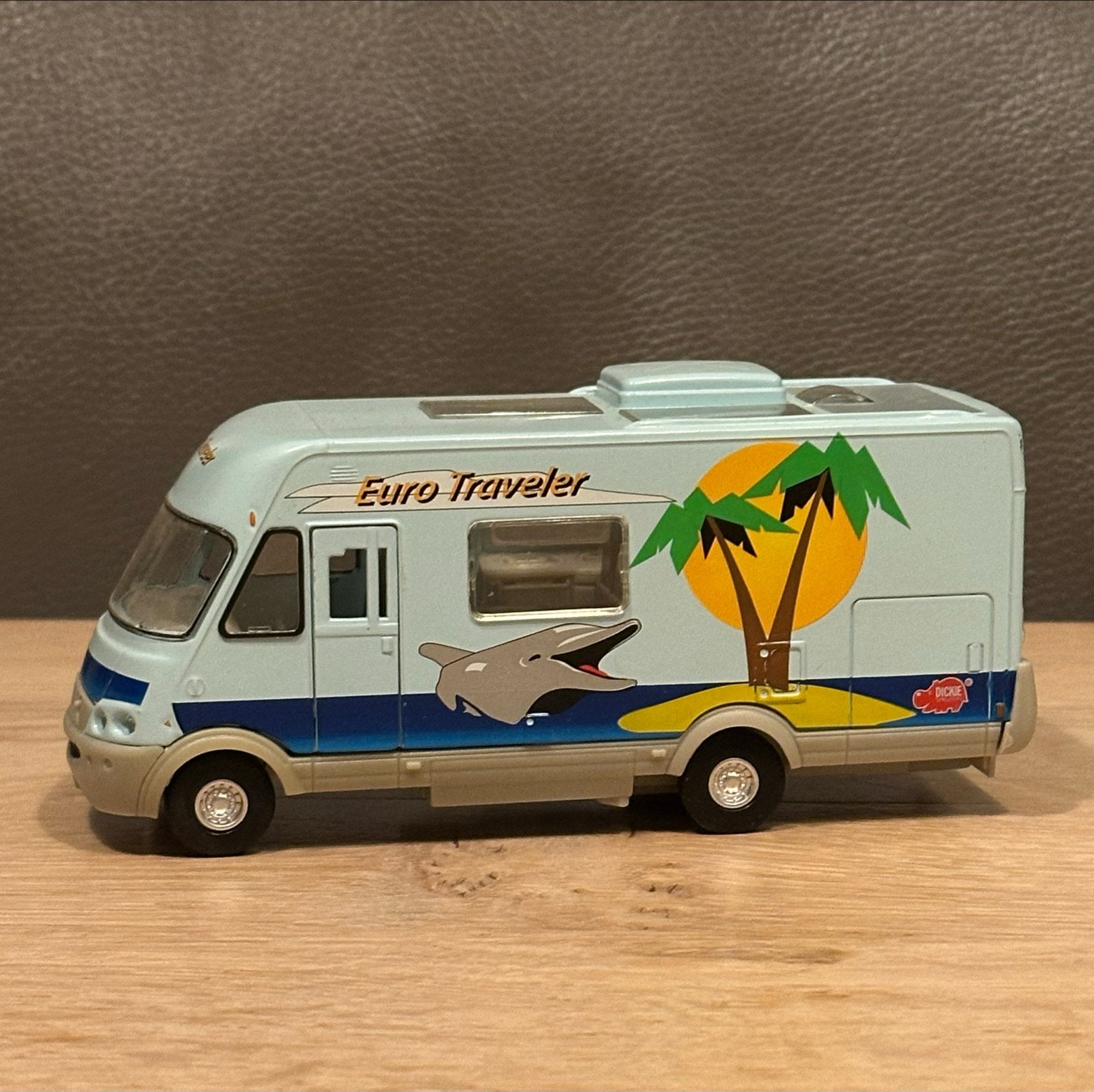 Dickie Toys Hymer Euro Traveler Camper 1:43 Holiday, Ophalen of Verzenden, Zo goed als nieuw