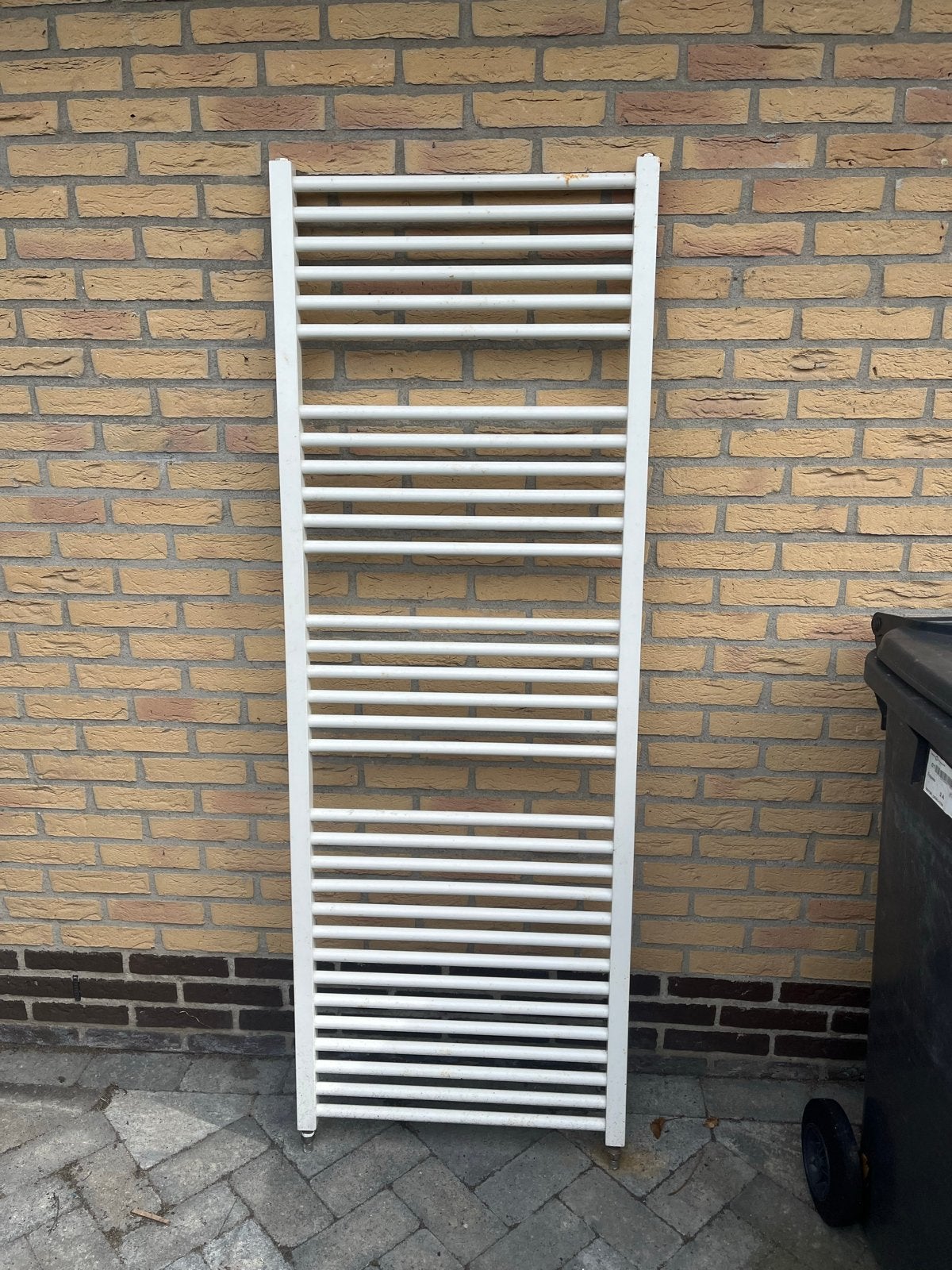 Witte handdoekradiator voor badkamer, Ophalen, Radiator, 60 tot 150 cm, 80 cm of meer