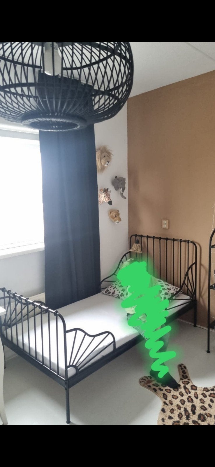 Ikea meegroeibed 80x200 cm, Ophalen, Gebruikt, 70 tot 85 cm, Lattenbodem