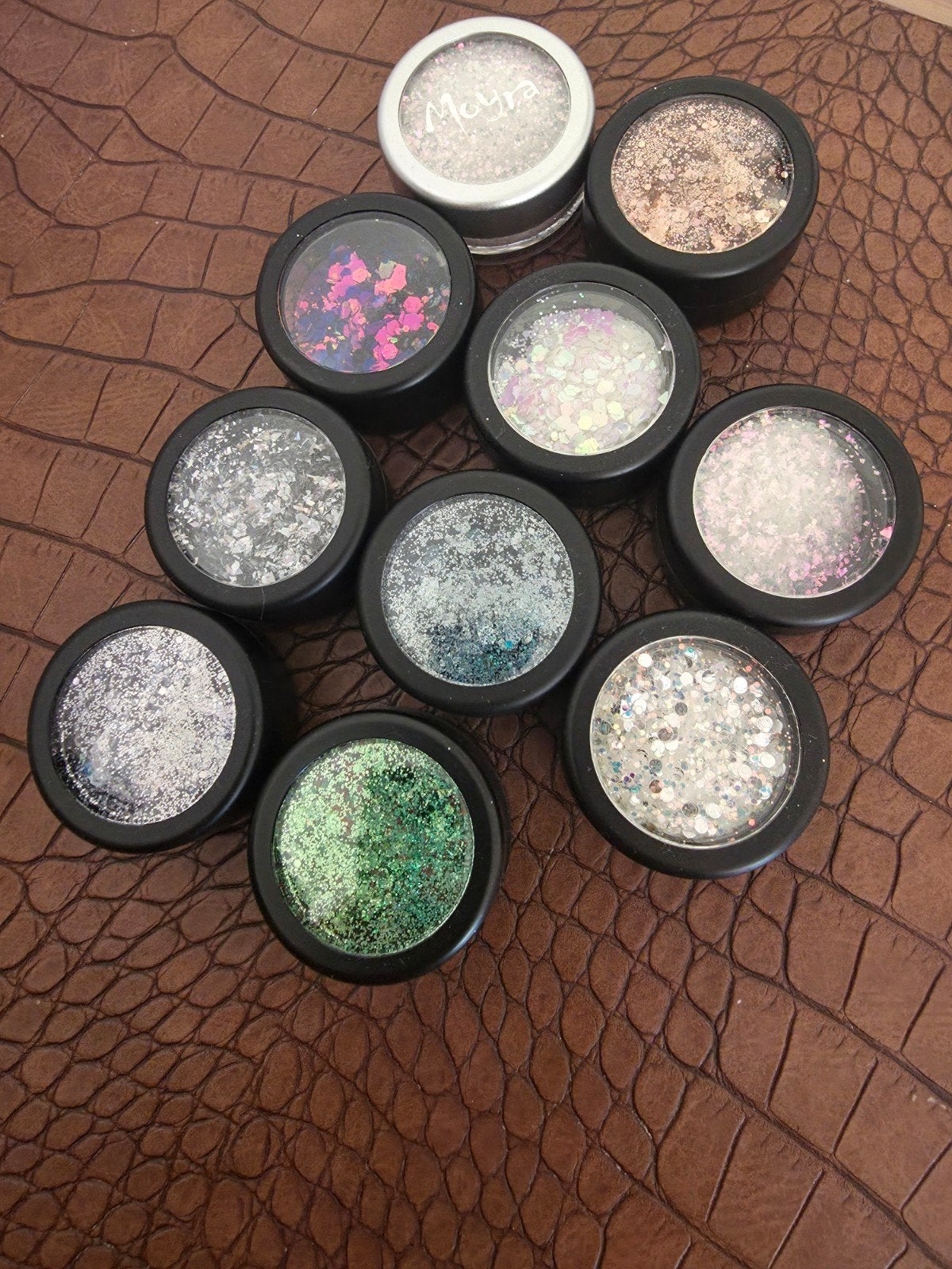 Moyra glitters, Sieraden, Tassen en Uiterlijk, Uiterlijk | Cosmetica en Make-up, Overige kleuren, Ophalen of Verzenden, Zo goed als nieuw