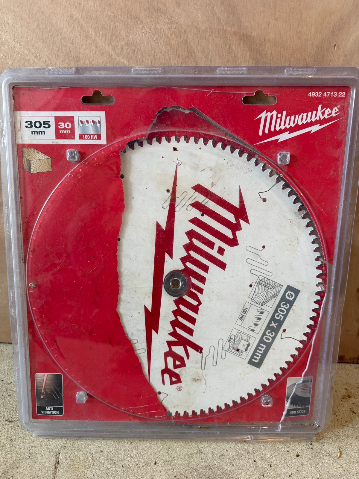 Zaagblad milwaukee 305 x 30 mm nieuw, Doe-het-zelf en Verbouw, Gereedschap | Machine-onderdelen en Toebehoren, Ophalen, Nieuw