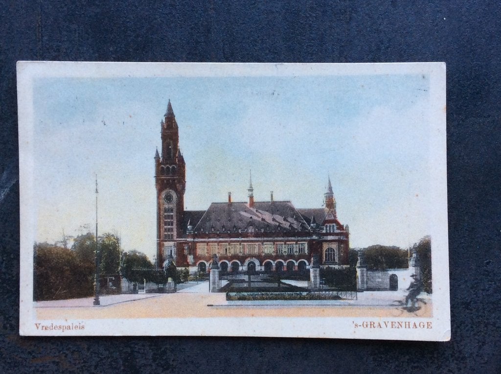 ‘s-Gravenhage, Vredespaleis, Verzamelen, Ophalen of Verzenden, 1920 tot 1940, Gelopen, Zuid-Holland