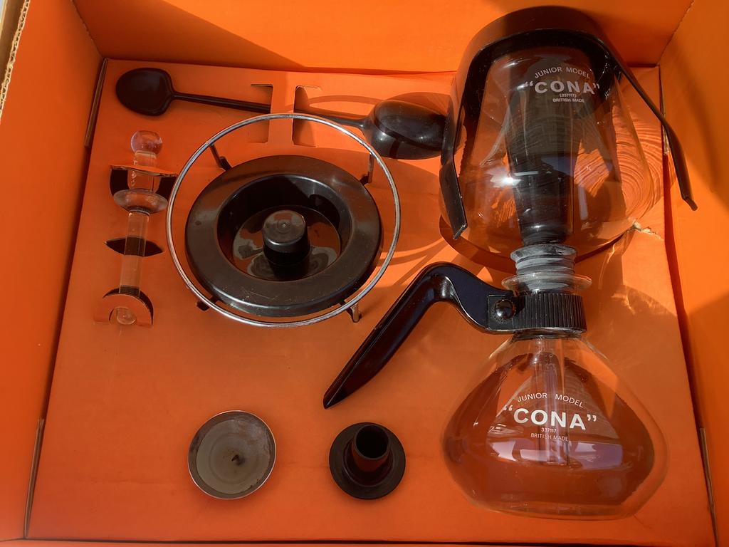 CONA KOFFIE MAKER JUNIOR KEUKEN MODEL '70s PRESENTATIE SET, Ophalen of Verzenden, Zo goed als nieuw