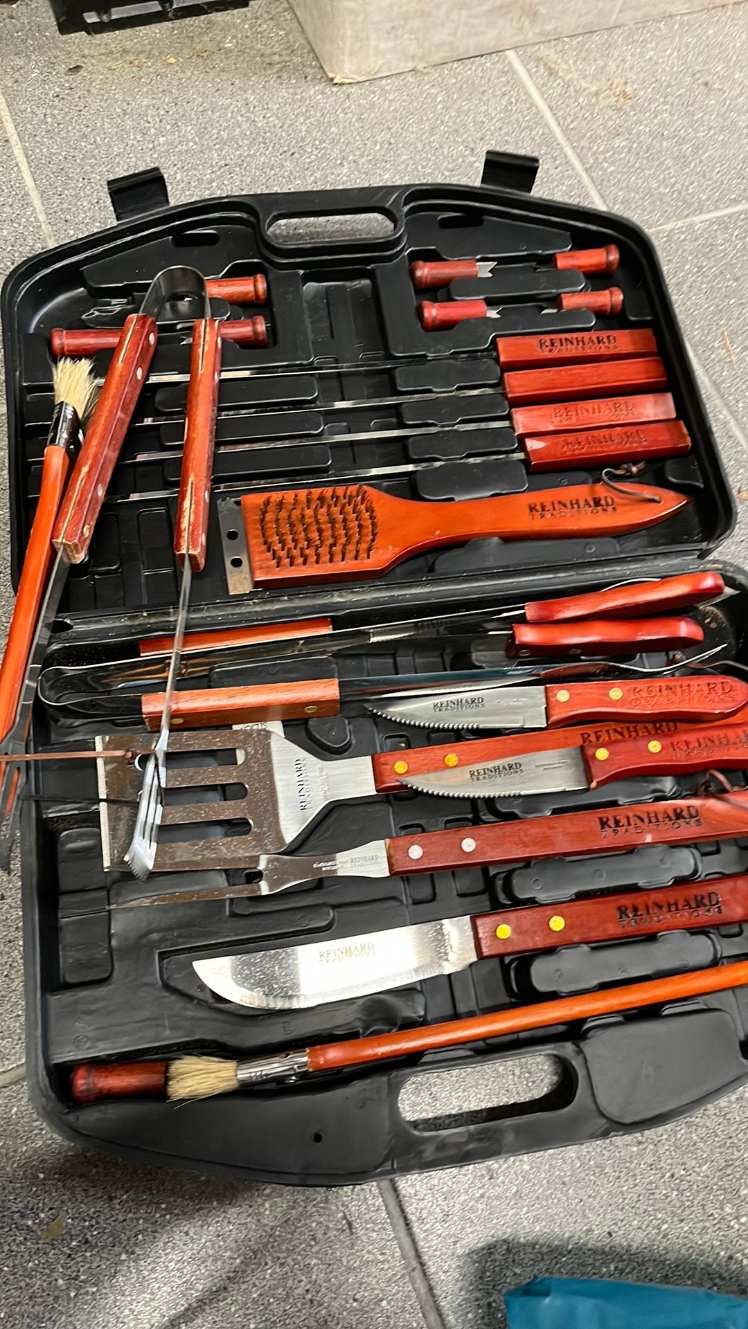 BBQ set in doos, Ophalen of Verzenden, Zo goed als nieuw