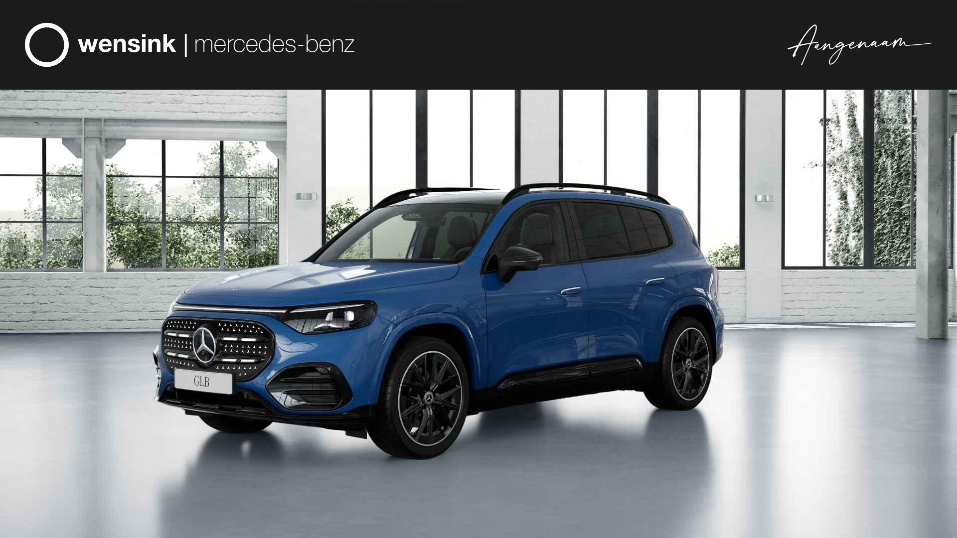 Mercedes-Benz GLB 250+ Business Solution AMG 7p. 85.5 kWh |, Achterwielaandrijving, Zwart, 607 km, Blauw
