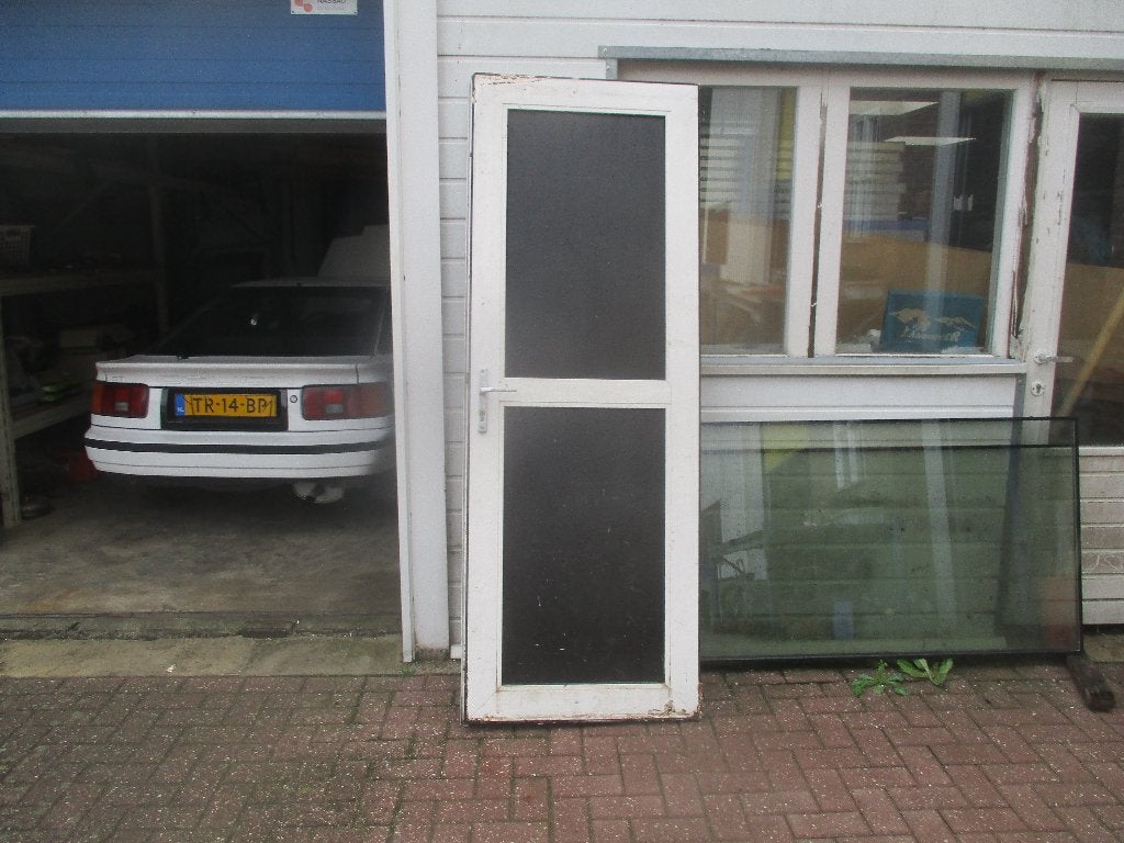 buiten deur  kunststof, Doe-het-zelf en Verbouw, Kunststof, Gebruikt, 80 tot 100 cm, Ophalen of Verzenden