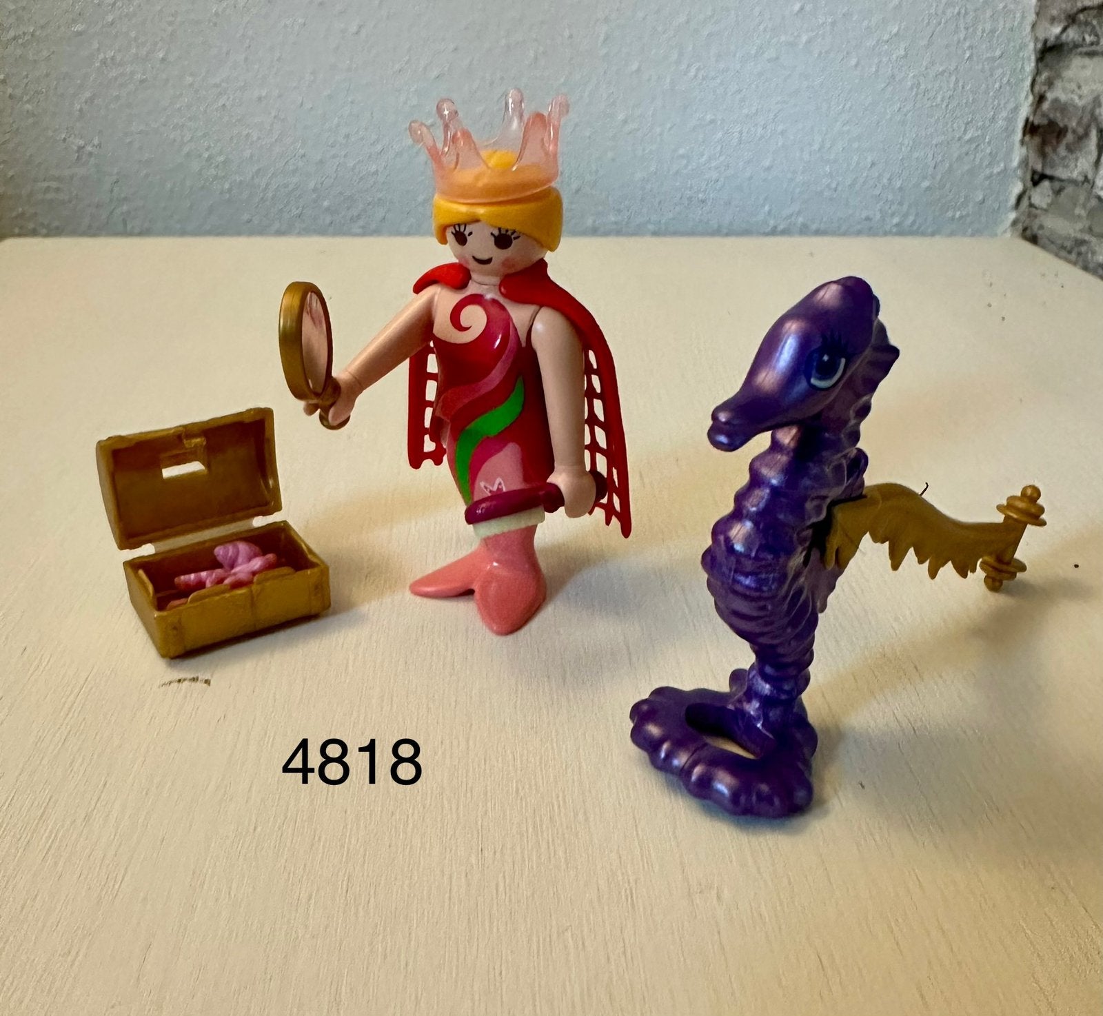 Playmobil 4818 Ocean Princess / Sirène avec hippocampe, Complete set, Fantasy, Ophalen of Verzenden, Zo goed als nieuw