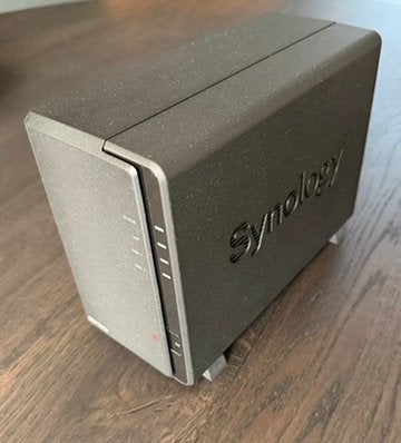 Synology DS218play NAS + 2x  2TB schijven (WD Red Plus), Computers en Software, Ophalen of Verzenden, Gebruikt
