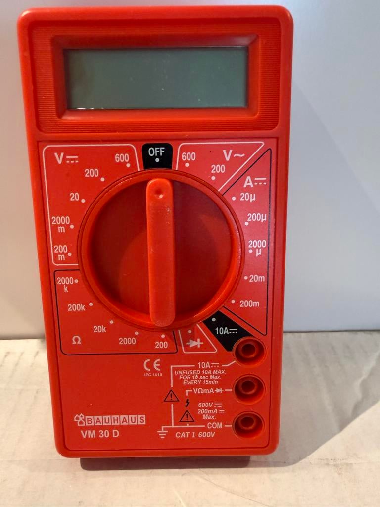 Multimeters  - Nieuwstaat (Bauhaus VM 30 D), Ophalen of Verzenden, Nieuw, Multimeter