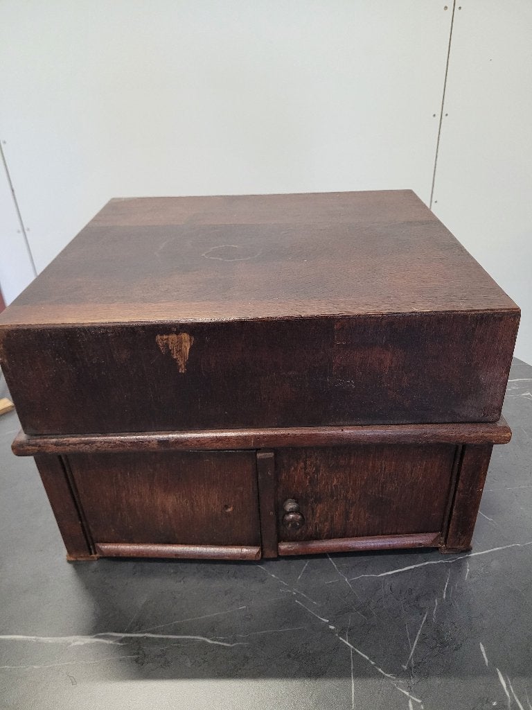 Pathefoon Victor Victrola + 20x 78 toeren platen, Antiek en Kunst, Ophalen