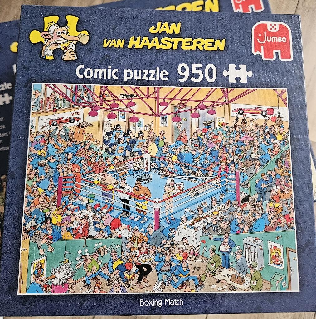 Jan van Haasteren puzzels, 950 stukjes, Ophalen of Verzenden, 500 t/m 1500 stukjes, Zo goed als nieuw, Legpuzzel