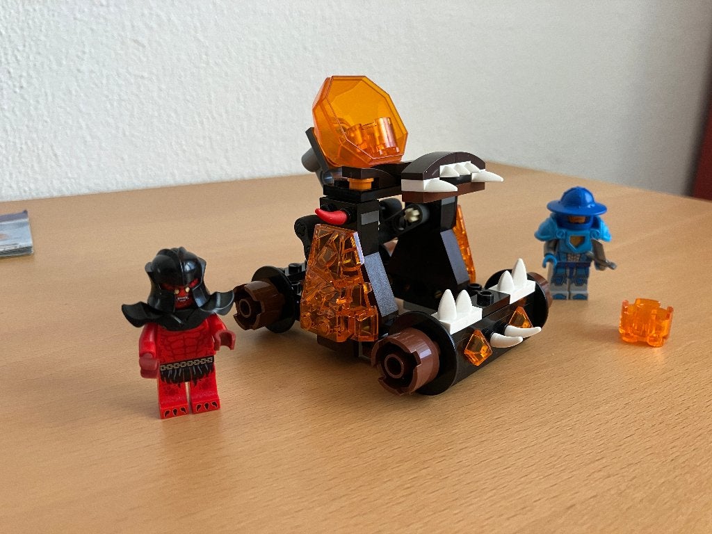 Lego Nexo Knights 70311 Chaos Katapult met minifiguren, Gebruikt, Overige thema's, Lego, Inclusief instructies