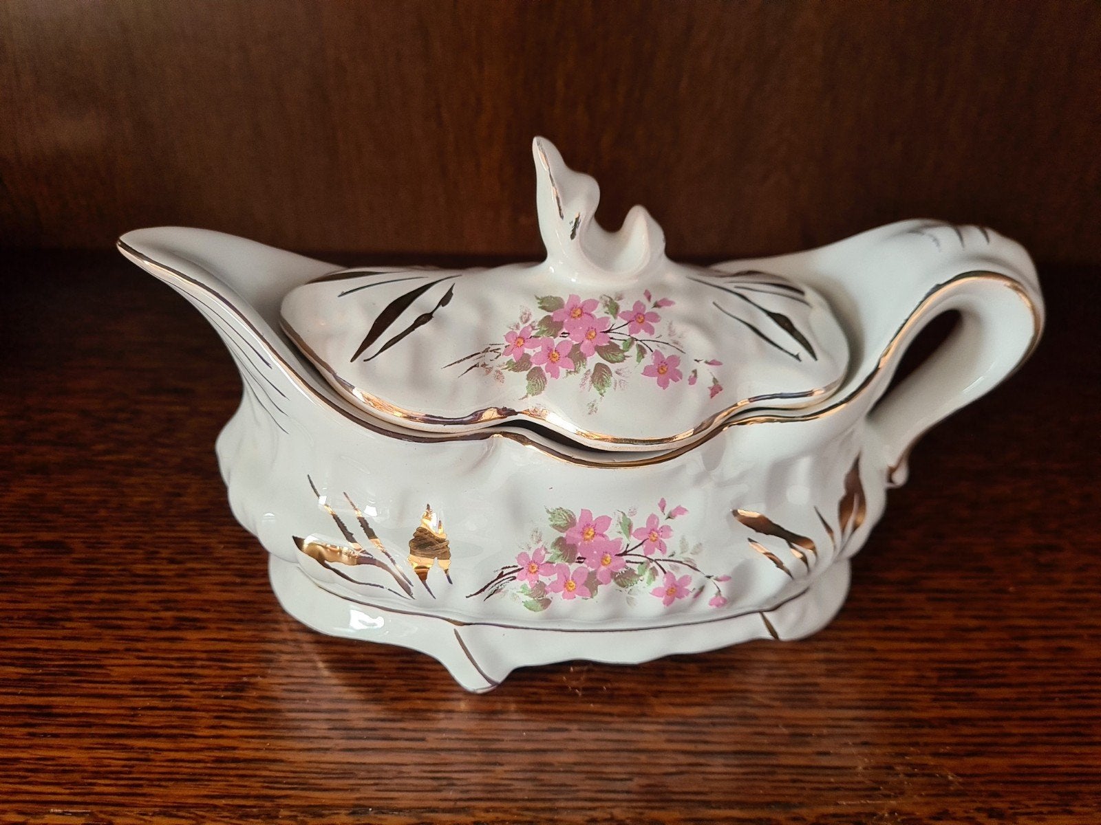 Vintage Porselein Set: Sauskom & Centerpiece Schaal, Ophalen of Verzenden